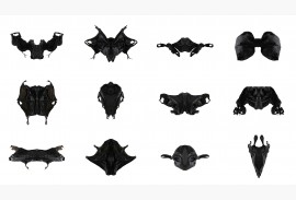 Plastic Rorschach - Black, 2014